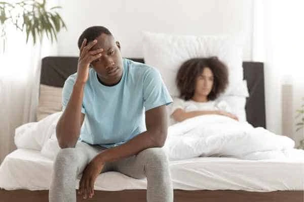 Man upset about ED symptoms Camden Town