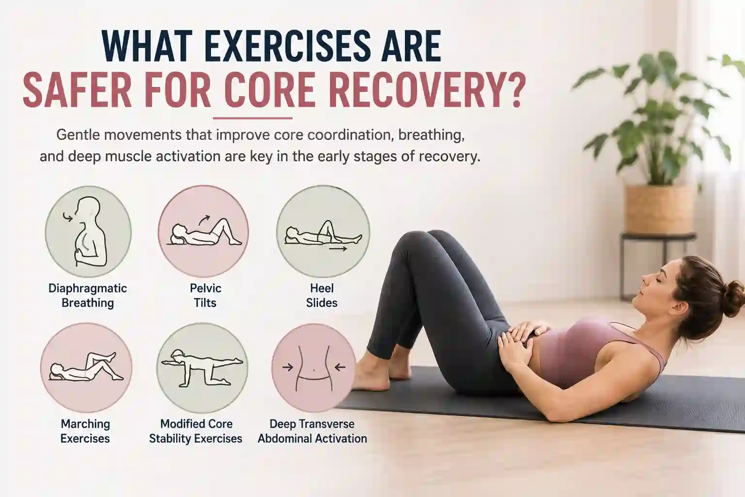 Which exercises may help diastasis recti Camden Town?